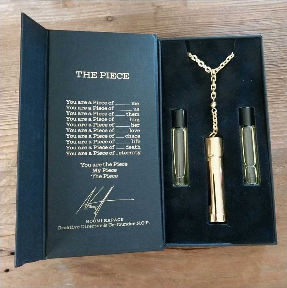 The Piece- Gold LEATHER & VETIVER OLFACTIVE FACET 701 N.C.P 3 Set Perfume New